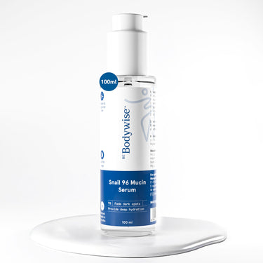 Be Bodywise Snail 96 Mucin 48Hrs Hydration 100ml | Sourced from Coast of Peru | Fights Signs of Aging | D-Panthenol & Aloe Vera |For All Skin types | Non-Comedogenic Formula